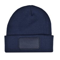 Strickmütze mit Label 100 rPET