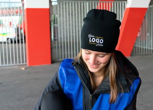 Strickmütze ohne Umschlag