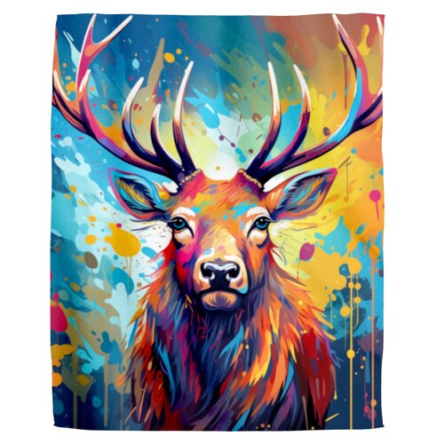 Sherpa Sublimation Fleecedecke 150x120 cm, 450 gr/m2