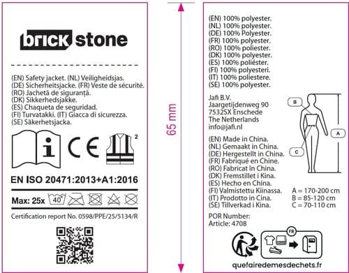 Sicherheitsweste - EN 20471
