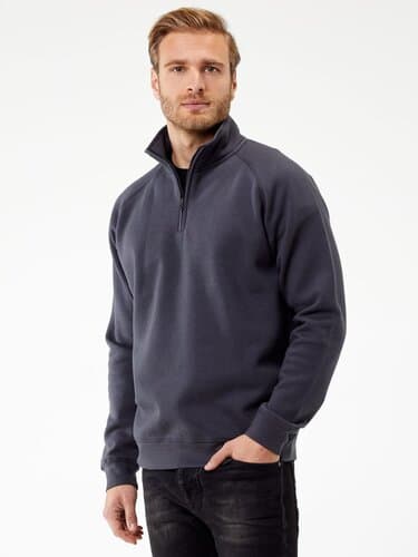BS Sirio Pullover mit halbem Reißverschluss, 280 gr/m²