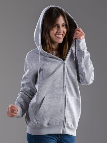 BS Vega Hoodie mit durchgehendem Reißverschluss, 280 gr/m²