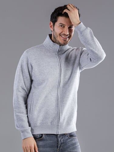 BS Harlem Pullover mit durchgehendem Reißverschluss, 280 gr/m²