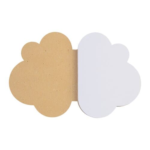 CreaStick Cloud Eco Individueller Haftnotizblock