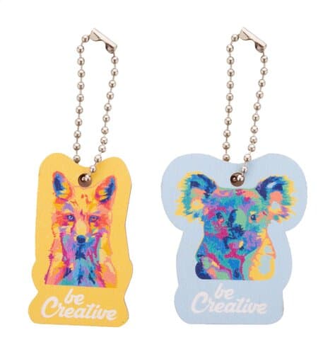 CreaFob Wood Schlüsselanhänger in Sonderform