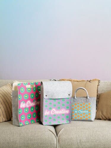 CreaFelt Shop D individuelle RPET Einkaufstasche