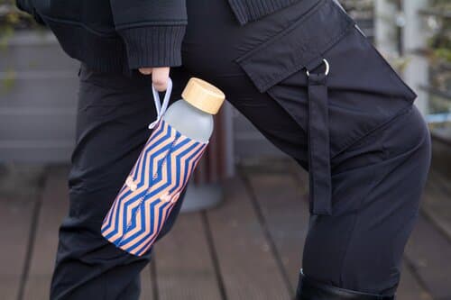 CarryFelt Glass Flasche