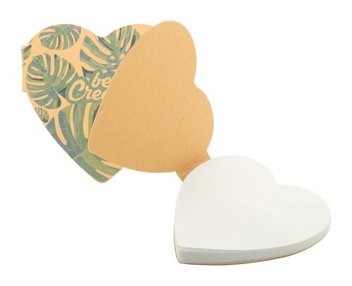 CreaStick Heart Eco Individuelle Haftnotizen