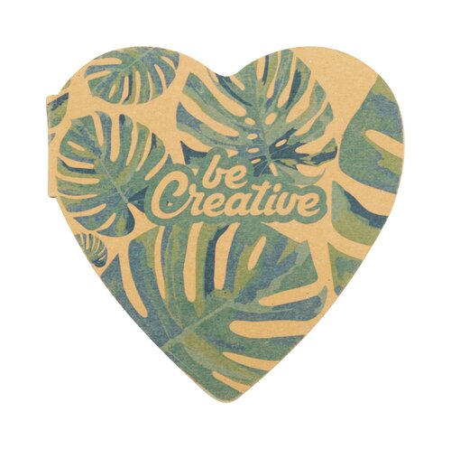 CreaStick Heart Eco Individuelle Haftnotizen