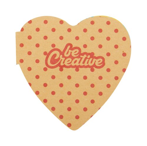 CreaStick Heart Eco Individuelle Haftnotizen