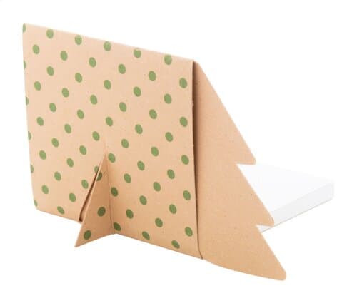 CreaStick Xmas Eco Individueller Haftnotizblock, Weihnachtsbaum