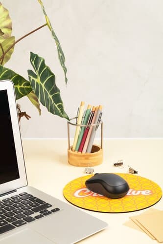 CreaFelt Cursor Round RPET Mauspad