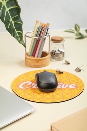 CreaFelt Cursor Round RPET Mauspad