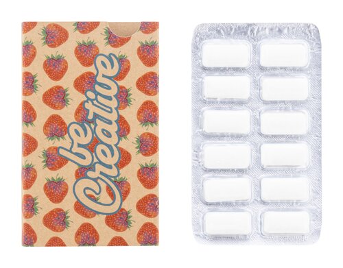 CreaChew 12 Eco Individuell bedruckbarer Kaugumiiblister