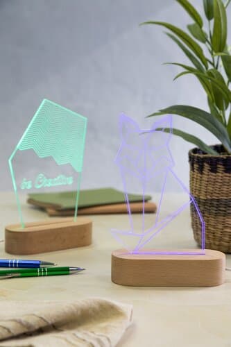 Woodify LED-Trophäe