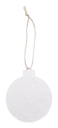 CreaJul Seed Weihnachtsbaumschmuck aus Saatgutpapier, rund