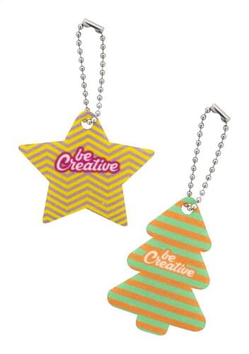 CreaFelt Key Xmas Schlüsselanhänger Weihnachten, Stern