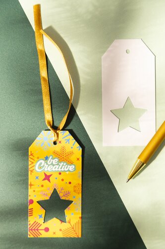 PrinTag Plus Geschenkanhänger, Stern
