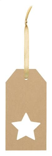 PrinTag Plus Eco Geschenkanhänger, Stern