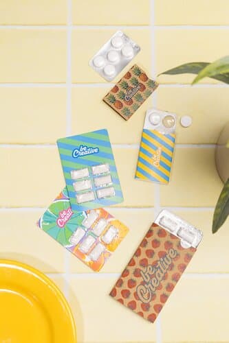 CreaChew Deluxe Eco Kaugummi in individueller Verpackung