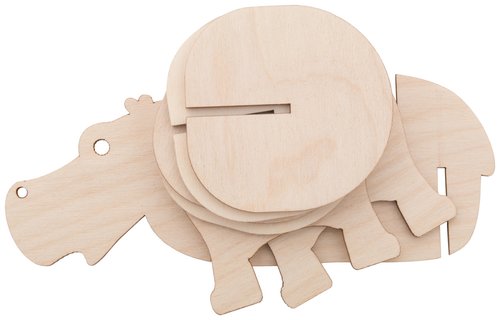 Noah Untersetzer-Set, Hippo