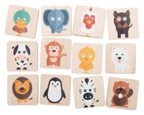 Immermor Memoryspiel, Tiere