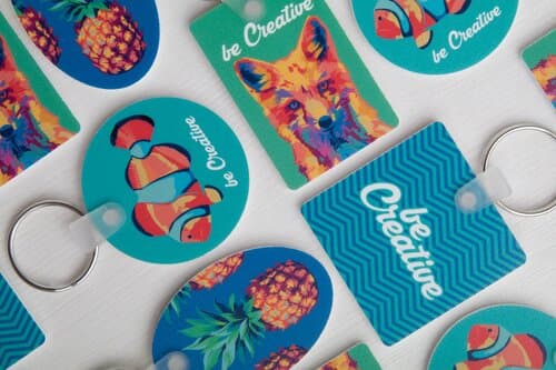 Foamy D Schlüsselanhänger