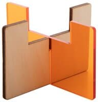 orange / transparent