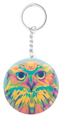 KeyBadge Bottle Button-Schlüsselanhänger