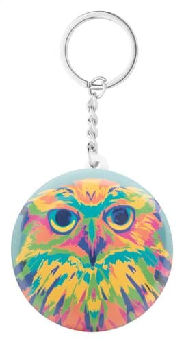 KeyBadge Bottle Button-Schlüsselanhänger