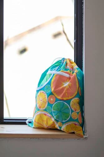 CreaDraw Zip RPET Individueller Turnbeutel