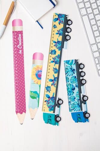 Sharpy 12 12 cm Lineal, Bleistift