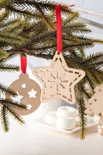 TreeCard Eco Weihnachtskarte, Stern