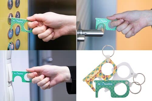 NoTouch Creative Hygiene-Schlüssel