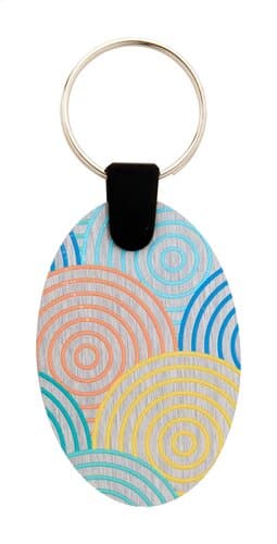 Aluudy B Schlüsselanhänger (oval)