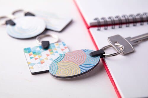 Aluudy B Schlüsselanhänger (oval)