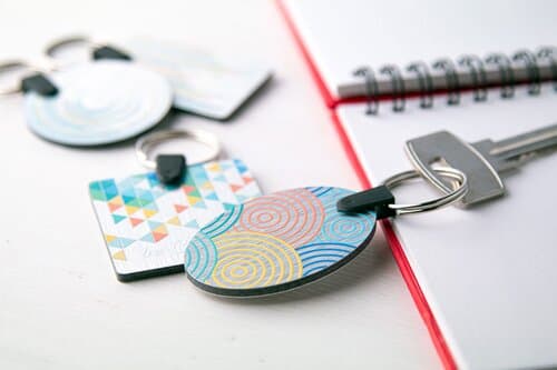 Aluudy B Schlüsselanhänger (oval)