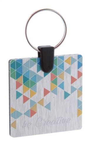 Aluudy C Schlüsselanhänger (quadratisch)