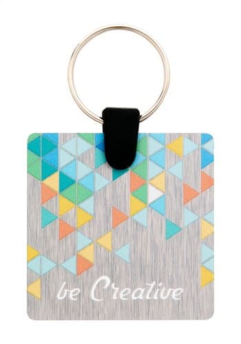 Aluudy C Schlüsselanhänger (quadratisch)