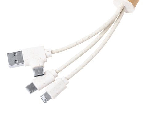 Paplen Schlüsselanhänger mit USB-Ladekabel