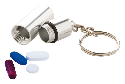 Carrypill Schlüsselanhänger mit Pillenbox
