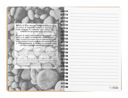 Revia Steinpapier-Notizbuch