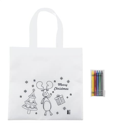 Julfar Shop Weihnachtstasche zum Ausmalen