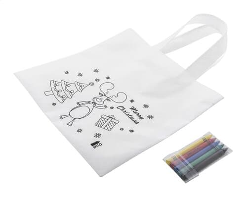 Julfar Shop Weihnachtstasche zum Ausmalen