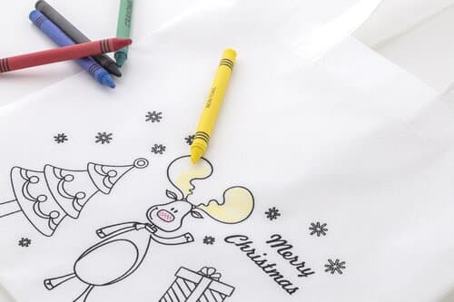 Julfar Shop Weihnachtstasche zum Ausmalen