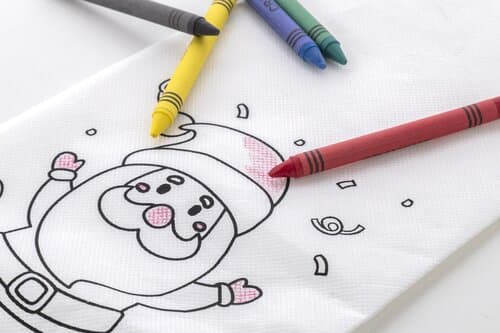 Julfar Gift Weihnachtsstrumpf zum Ausmalen