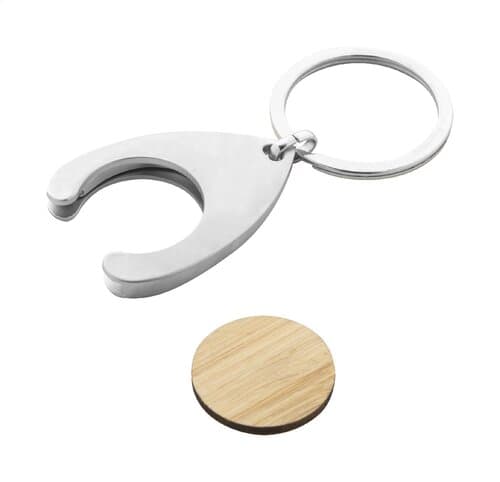 Zoinc Schlüsselanhänger mit Einkaufswagenchip