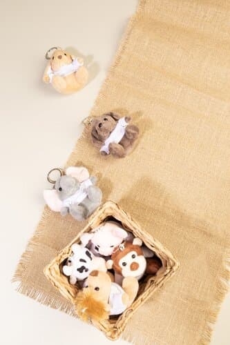 ApeFob Plüsch-Affen-Schlüsselanhänger