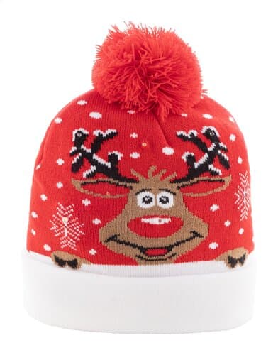 Norrsken Weihnachts-LED-Wintermütze, Rentier