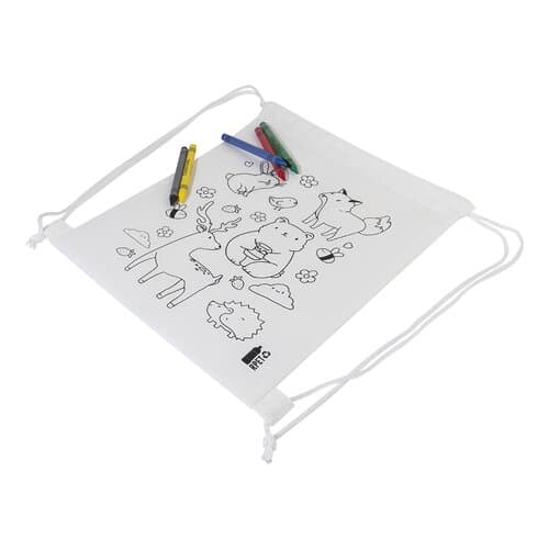 Zocolo RPET Färbebeutel mit Kordelzug, Tiere